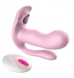 Secwell - Mermaid Heating Wireless Remote Wearable Vibrators (Chargeable - Pink)